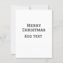 Merry Christmas eenvoudige minimale add naam tekst