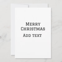 Merry Christmas eenvoudige minimale add naam tekst
