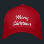 Merry Christmas Eenvoudige Typografie Geborduurd Geborduurde Pet<br><div class="desc">Merry Christmas Simple Modern Typography Custom Embroidered Baseball Pet bevat de eenvoudige,  moderne geborduurde tekst "Merry Christmas". Ideaal als cadeau voor familie en vrienden voor de feestdagen. Creëer door Evco Studio www.zazzle.com/store/evcostudio</div>