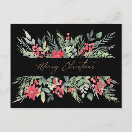 Merry Christmas elegant Postcard Briefkaart