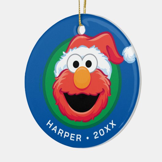Merry Christmas Elmo Keramisch Ornament (Links)