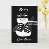 MERRY CHRISTMAS EN EEN NIEUW JAAR VAN HAPPY KAART (Gele Bloem)