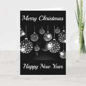 *MERRY CHRISTMAS* EN MERRY EN BRIGHT FEESTDAGEN KAART (Voorkant)