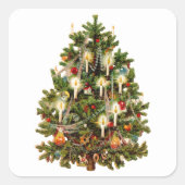 MERRY CHRISTMAS ENVELOPE SEAL STICKER (Voorkant)