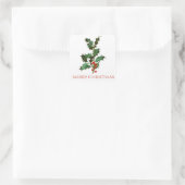 MERRY CHRISTMAS  ENVELOPE SEAL STICKER (Tas)