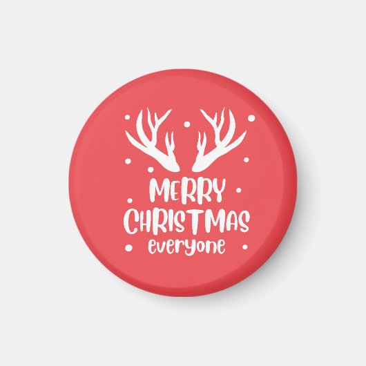 Merry Christmas Everyone Magneet (Voorkant)