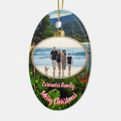 Merry Christmas Family 0828 Keramisch Ornament (Links)