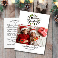 Merry Christmas Family Festive Botanicals