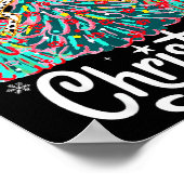 Merry Christmas Family Funny Christmas Tree Women  Poster (Hoek)