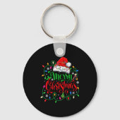 Merry Christmas Family Funny Christmas Women Men X Sleutelhanger (Voorkant)