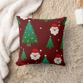 Merry Christmas family Gathering Set on Warm Kussen
