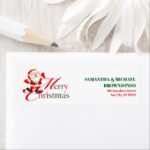 Merry Christmas Family Home Etiket (Insitu)