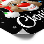 Merry Christmas Family Matching Mannen Vrouwen Jon Poster (Hoek)