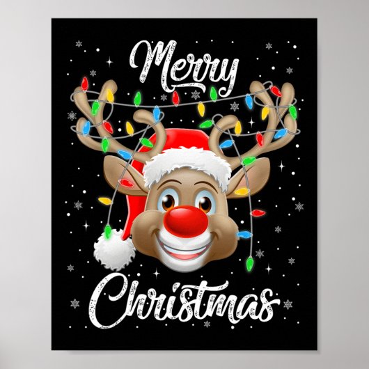 Merry Christmas Family Matching Mannen Vrouwen Jon Poster (Voorkant)