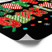 Merry Christmas Family Matching Outfit Xmas Squad  Poster (Hoek)