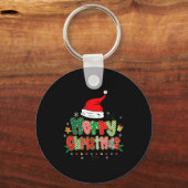 Merry Christmas Family Matching Outfit Xmas Squad  Sleutelhanger (Voorkant)