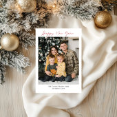 Merry Christmas Family Photo Holiday Card Template Feestdagenkaart