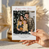 Merry Christmas Family Photo Holiday Card Template Feestdagenkaart