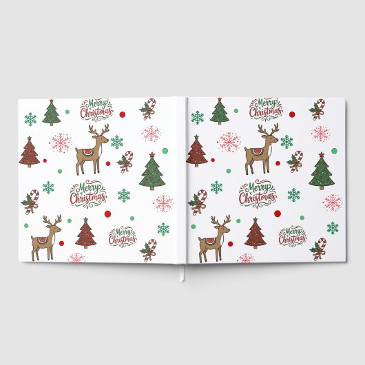 Merry Christmas Family Reunion Memory Guest Book Gastenboek (Volledig)