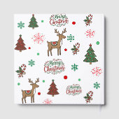 Merry Christmas Family Reunion Memory Guest Book Gastenboek (Achterkant)