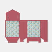 Merry Christmas Favor Box – Festive Ornament Bedankdoosjes (Uitgevouwen)