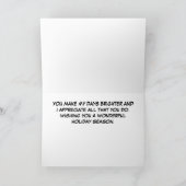 Merry Christmas Favorite Nurse Feestdagen Kaart (Binnen)