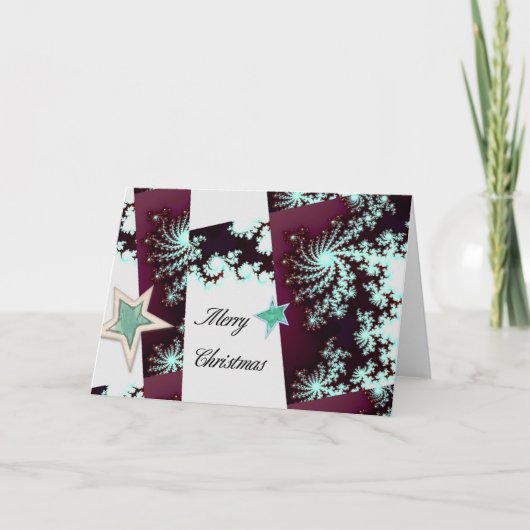 Merry Christmas Feestdagen Kaart (Voorkant)