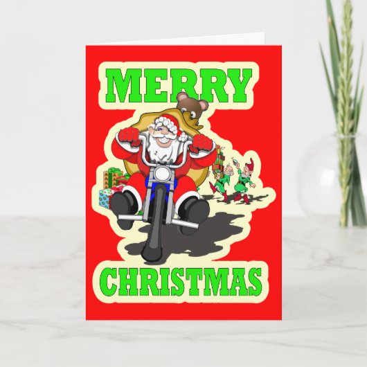 MERRY CHRISTMAS FEESTDAGEN KAART (Voorkant)