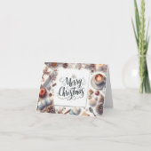 Merry Christmas Feestdagen Kaart (Voorkant)