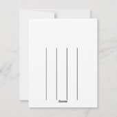 Merry Christmas Feestdagenkaart (Achterkant)