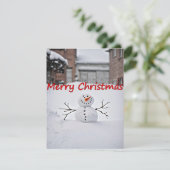 Merry Christmas Feestdagenkaart (Staand voorkant)