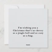 Merry Christmas! Feestdagenkaart (Achterkant)
