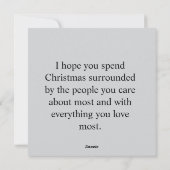 Merry Christmas! Feestdagenkaart (Achterkant)