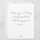  Merry Christmas Feestdagenkaart (Achterkant)