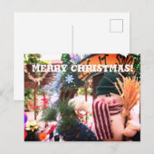 Merry Christmas! Feestdagenkaart (Voorkant / Achterkant)