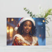 MERRY CHRISTMAS FEESTDAGENKAART (Staand voorkant)