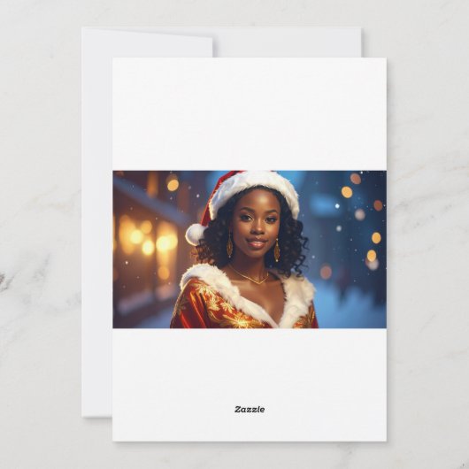 MERRY CHRISTMAS FEESTDAGENKAART (Achterkant)