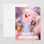 Merry Christmas! Feestdagenkaart (Voorkant / Achterkant)
