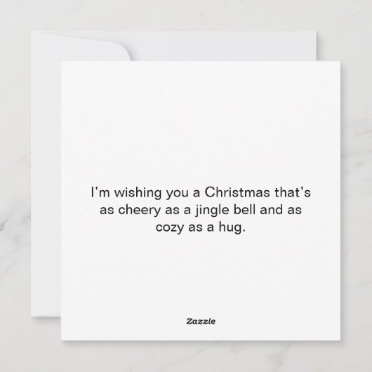 Merry Christmas! Feestdagenkaart (Achterkant)