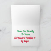 MERRY CHRISTMAS FELIZ NAVIDAD CARD FEESTDAGEN KAART (Binnen)