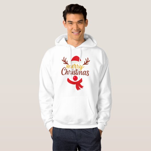 Merry Christmas Festive Hoodie (Voorkant volledig)