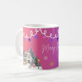 Merry Christmas Festive Mug Koffiemok (Voorkant links)