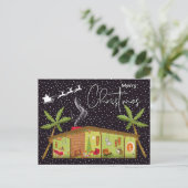 MERRY CHRISTMAS | Fijne feestdag midden eeuw Moder Briefkaart (Staand voorkant)