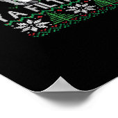 Merry Christmas Filthy Humans Goat Ugly Christmas Poster (Hoek)