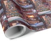 MERRY CHRISTMAS, FIREPLACE CADEAUPAPIER (Rol Hoek)