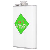 Merry Christmas Flask – Festive Holiday Gift Heupfles (Links)