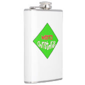 Merry Christmas Flask – Festive Holiday Gift Heupfles (Rechts)