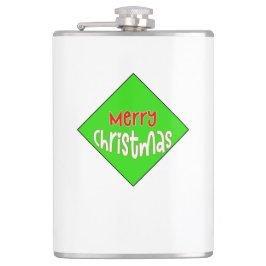 Merry Christmas Flask – Festive Holiday Gift Heupfles