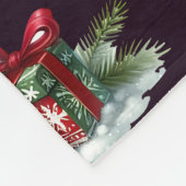 MERRY CHRISTMAS FLEECE DEKEN (Hoek)
