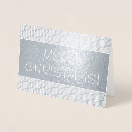 "MERRY CHRISTMAS!" FOLIE KAARTEN (Voorkant)